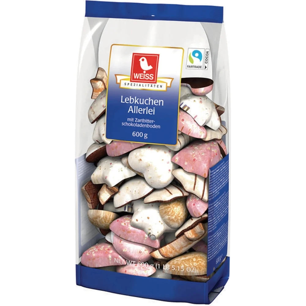 Weiss Lebkuchen Allerlei 600g