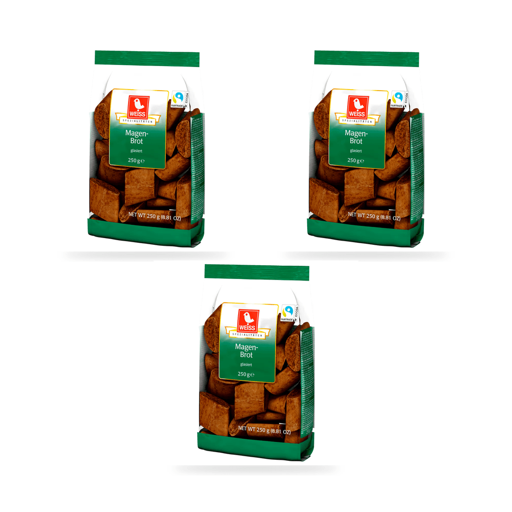 Weiss Magenbrot glasiert 250g