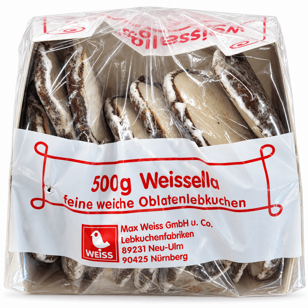 Weiss Weissella Oblaten-Lebkuchen Zartbitter 500 g – 2. Wahl