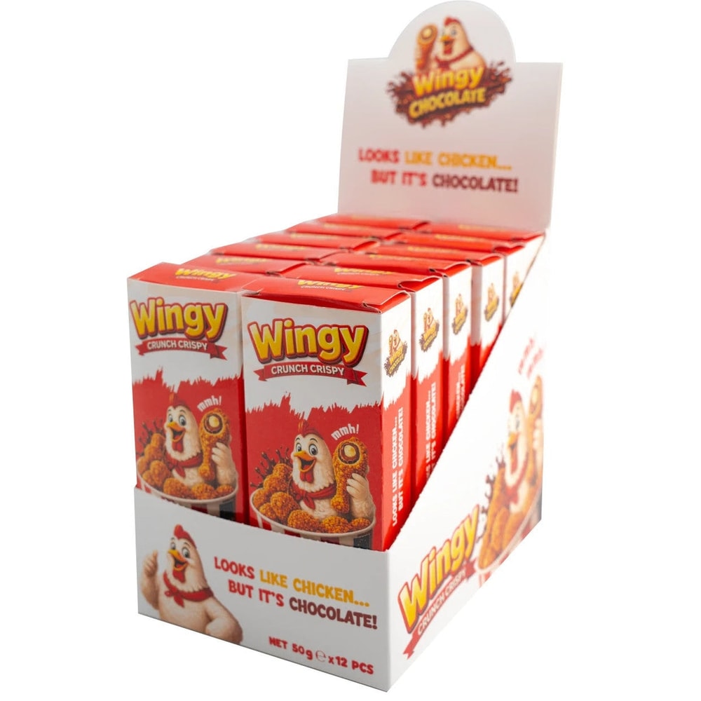 Wingy Crunch Crispy Chicken Chocolate Schokolade Creme 50g🍗🍫