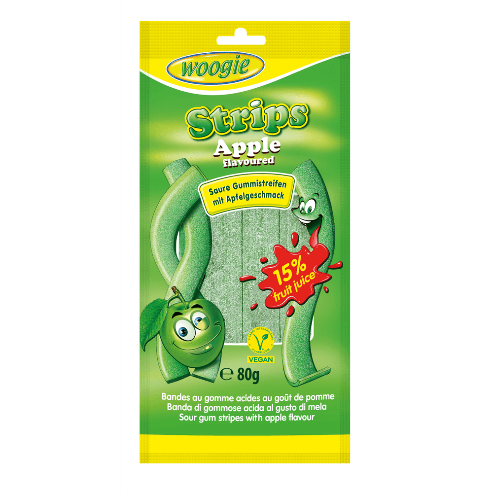 Woogie Apple Strips 2x 80g