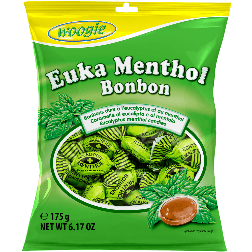 Woogie Bonbons Euka Menthol 175g