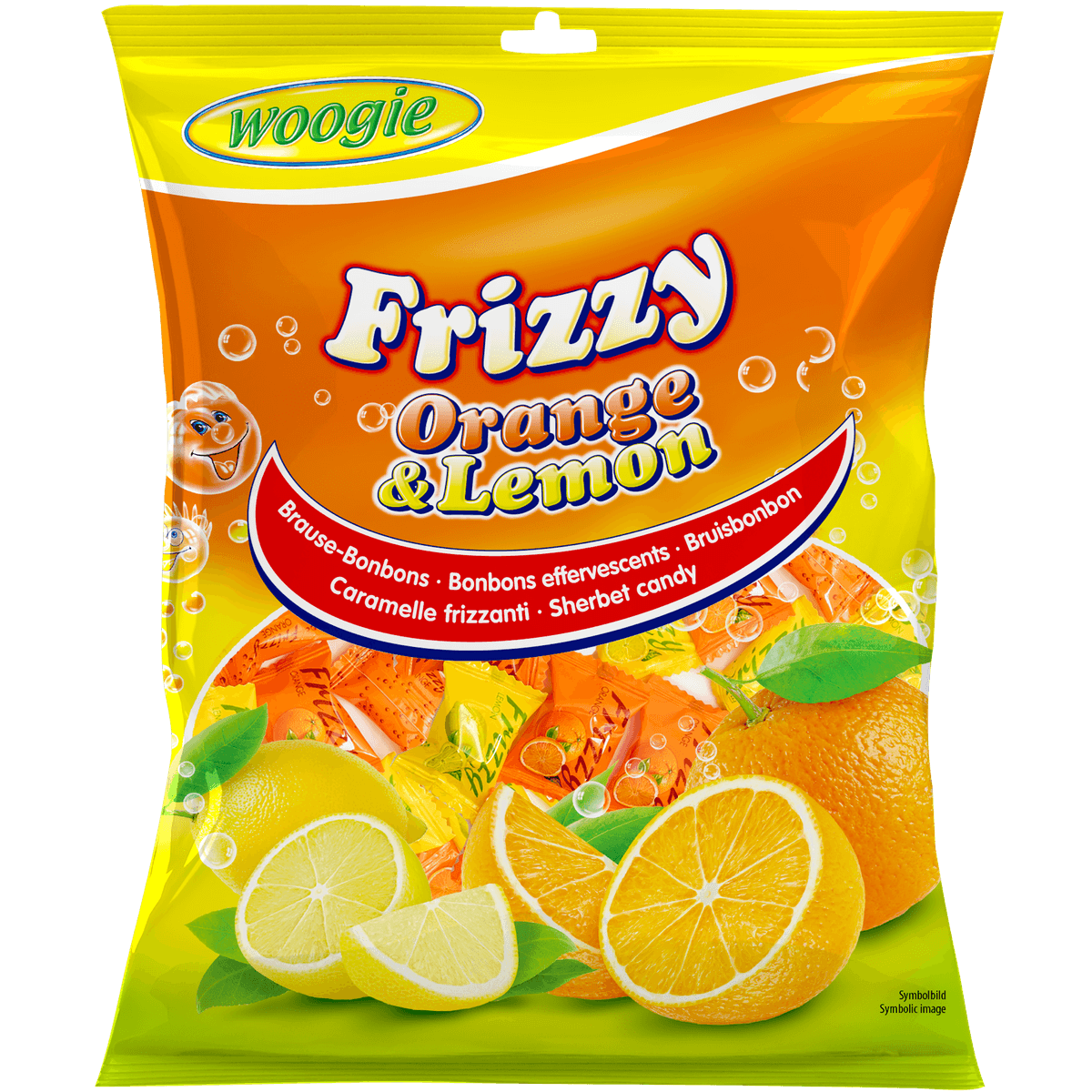 Woogie Bonbons Frizzy Orange & Lemon 170g 58c806-2