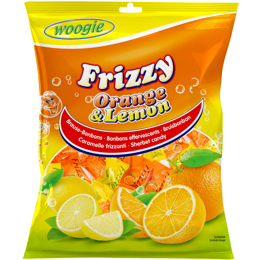 Woogie Bonbons Frizzy Orange & Lemon 170g