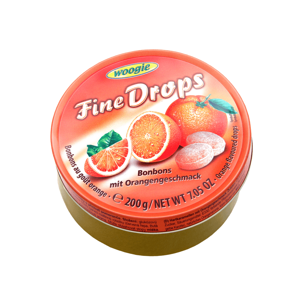 Woogie Bonbons mit Orangengeschmack 200g