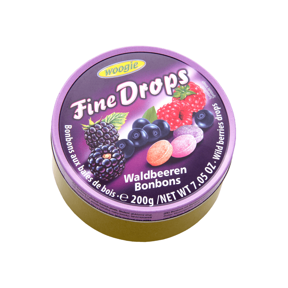 Woogie Bonbons mit Waldbeerengeschmack 200g