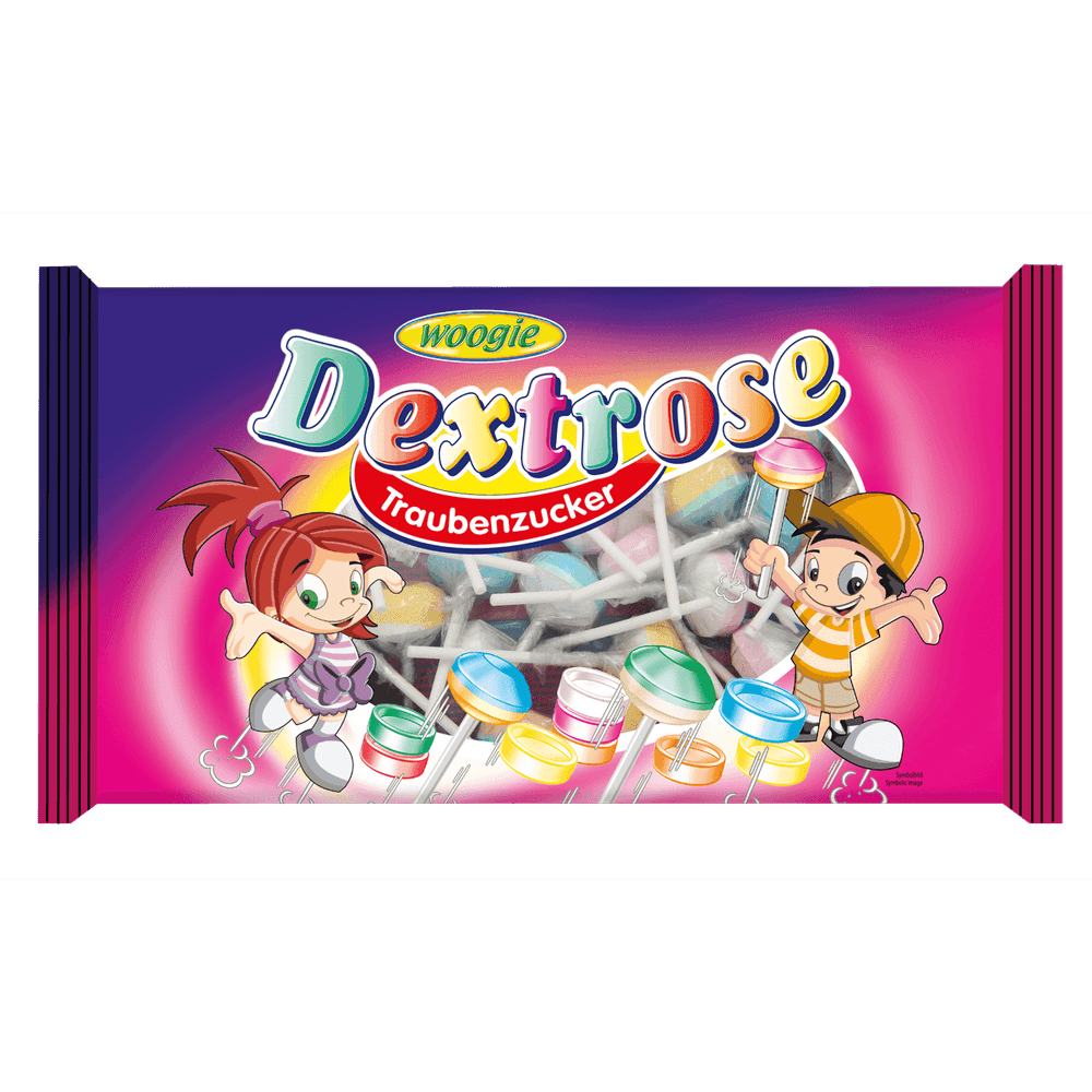 Woogie Dextrose Lollipops 400g