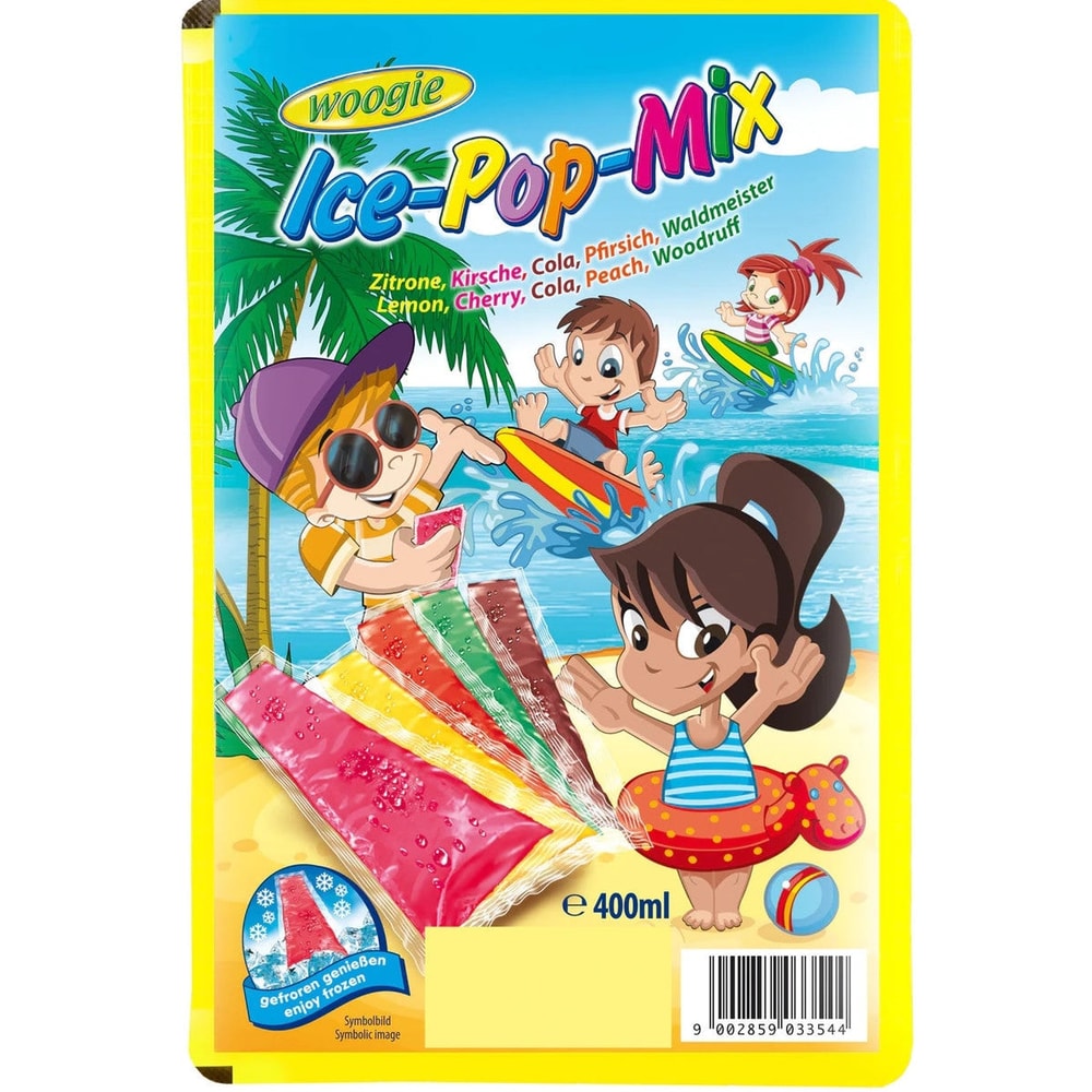 Woogie Eislolly Wassereis Zubereitung Eis zum Einfrieren 400ml