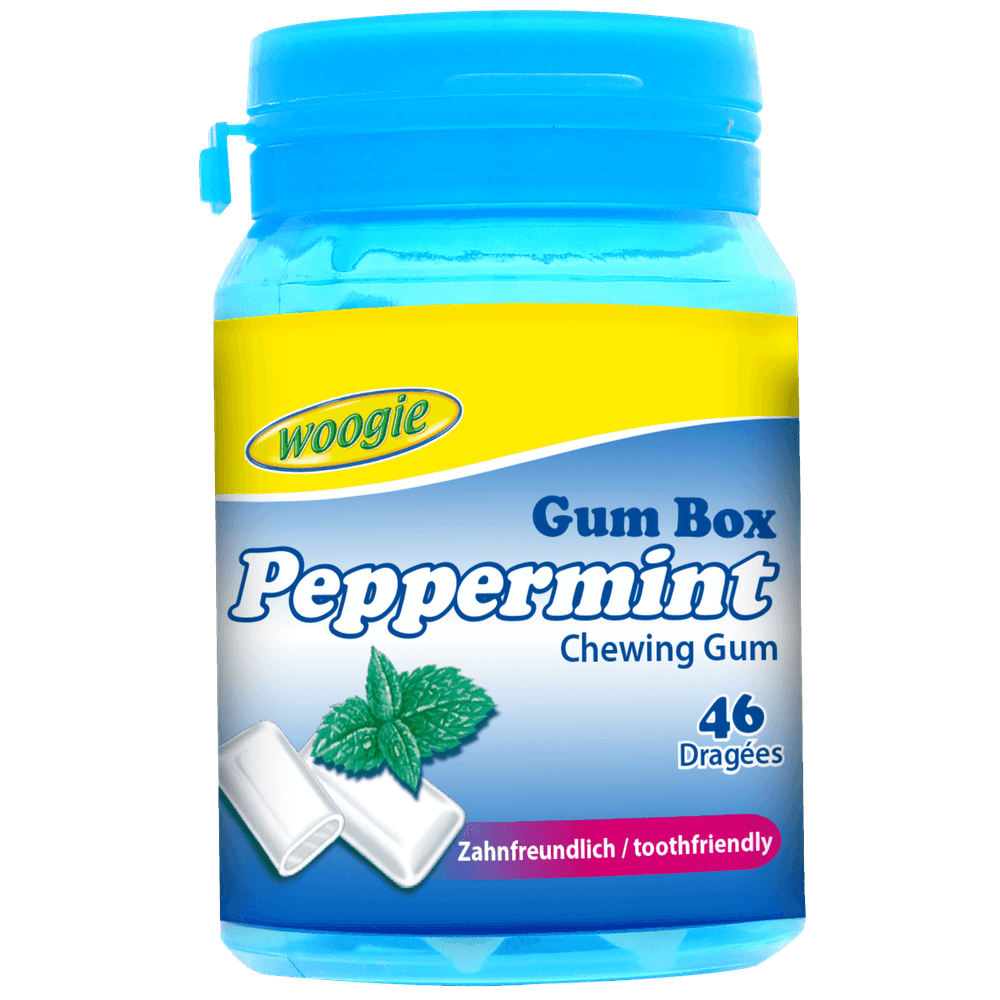 Woogie Kaugummi Peppermint zuckerfrei 64,4g