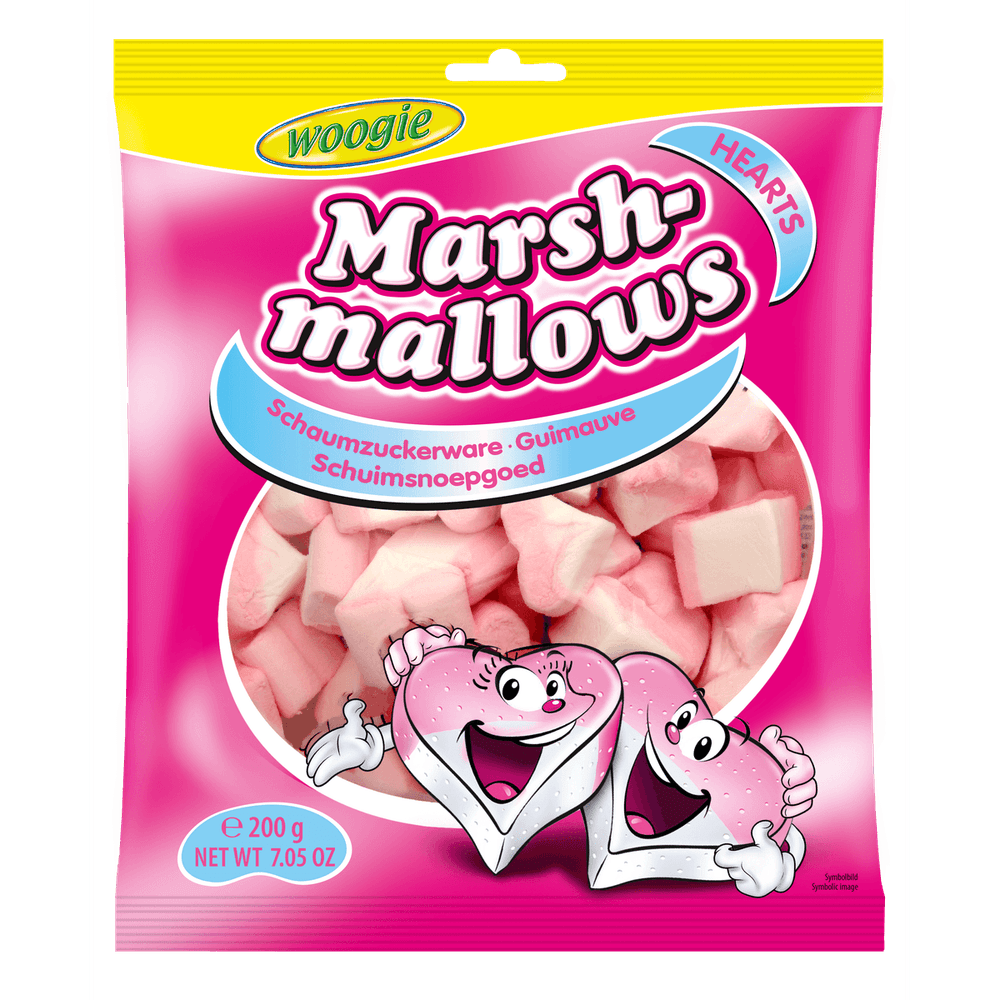 Woogie Marshmallows Herzen 200g