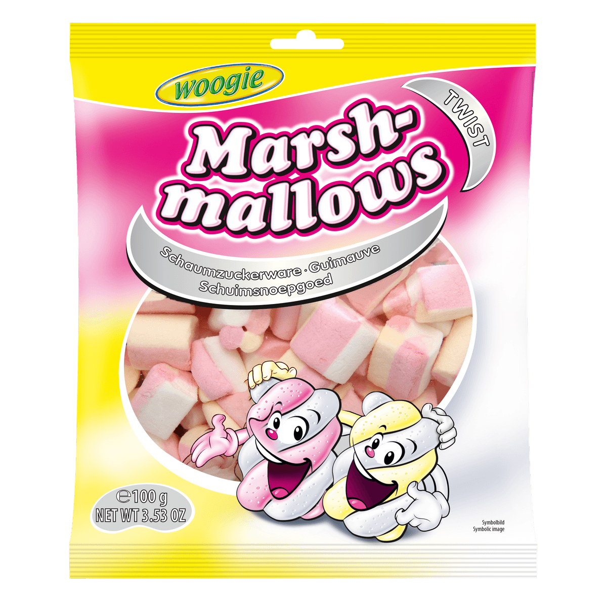 Woogie Marshmallows Twist 100g 58c806-2