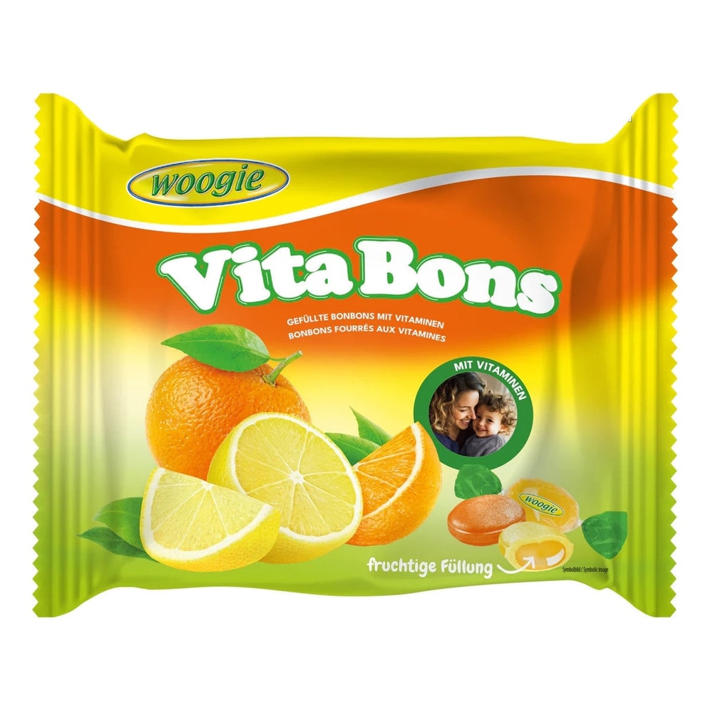 Woogie Multivitamin Bonbons Vita Bons Zitrone Orange 175g