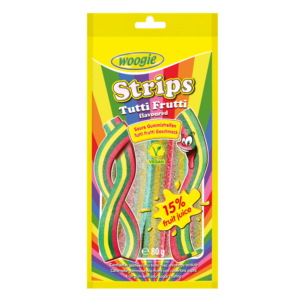 Woogie Rainbow Strips 2x 80g