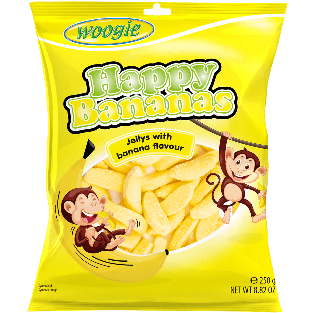 Woogie Schaumzucker Bananen 250g