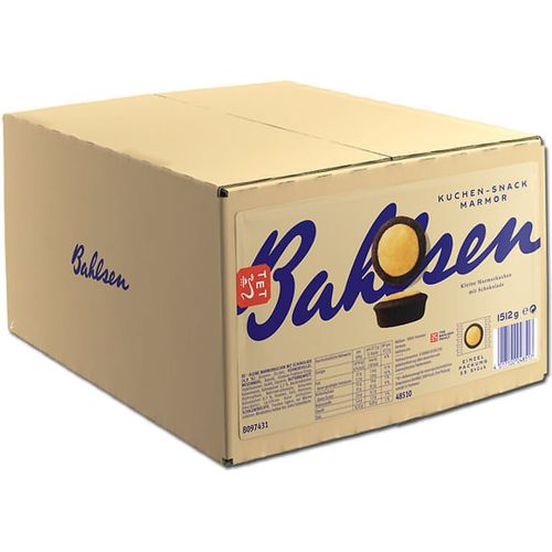 Bahlsen Kuchen-Snack Marmor, 55 Dessertpackungen je 27,5g = 1512g - Foodtrade-Handel.de