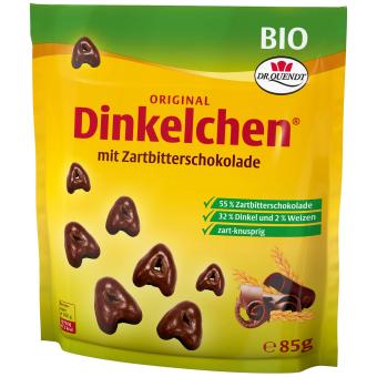 Dr. Quendt Dinkelchen Zartbitter Bio 85g - Foodtrade-Handel.de