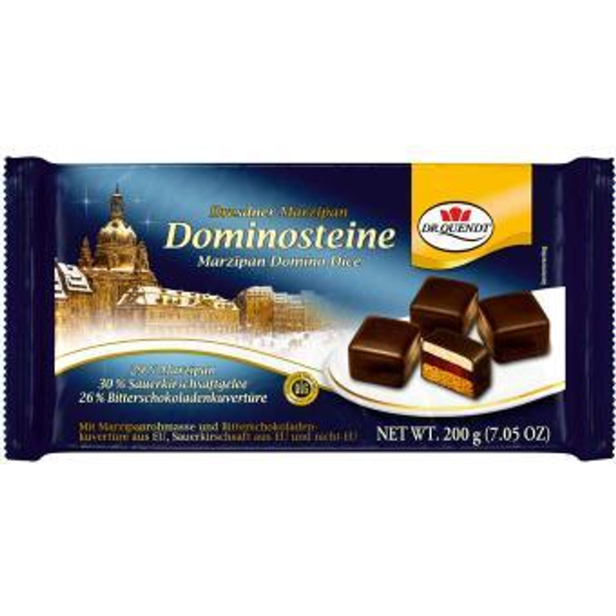 Dr. Quendt Dresdner Marzipan Dominosteine 200g - Feine Dominosteine mit zartem Marzipan für festliche Genussmomente 58c806-2