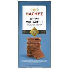 Hachez Milde Vollmilch Schokoladen Tafel mit Karamell Note 100g - Foodtrade-Handel.de