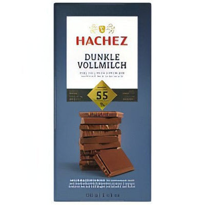 Hachez Schokolade Dunkle Vollmilch 55%, 100g - Foodtrade-Handel.de