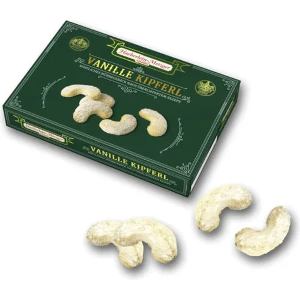 Haeberlein Feines Mürbegebäck Vanille Kipferl mit Puderzucker 100g 58c806-2