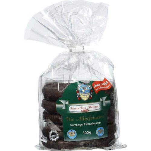 Haeberlein Metzger Die Allerfeinsten Elisen Lebkuchen ohne Mehl Zartbitter 300 g - Foodtrade-Handel.de