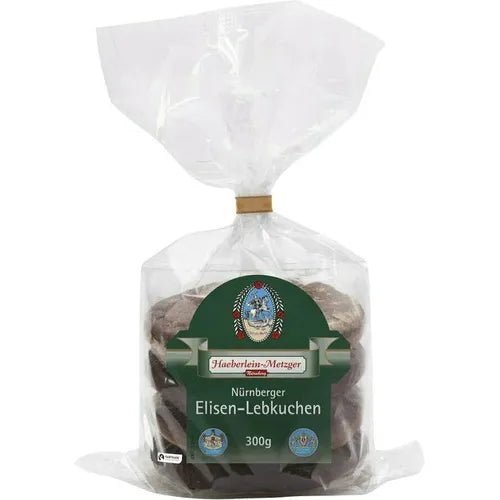 Haeberlein Metzger Elisen Lebkuchen zweifach Glasier und Schokoliert 300gr - Foodtrade-Handel.de