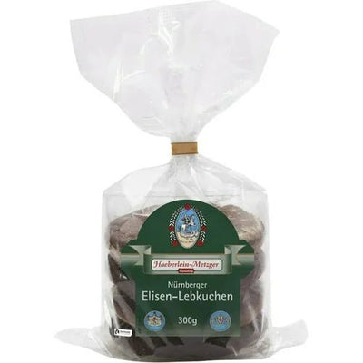 Haeberlein Metzger Elisen Lebkuchen zweifach Glasier und Schokoliert 300gr - Foodtrade-Handel.de