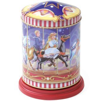 Haeberlein-Metzger Karussell-Spieluhrdose Winterstimmung 300g - Schokobote.de