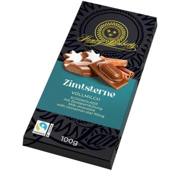 Henry Lambertz Tafelschokolade Zimtsterne Vollmilch 100g - Foodtrade-Handel.de