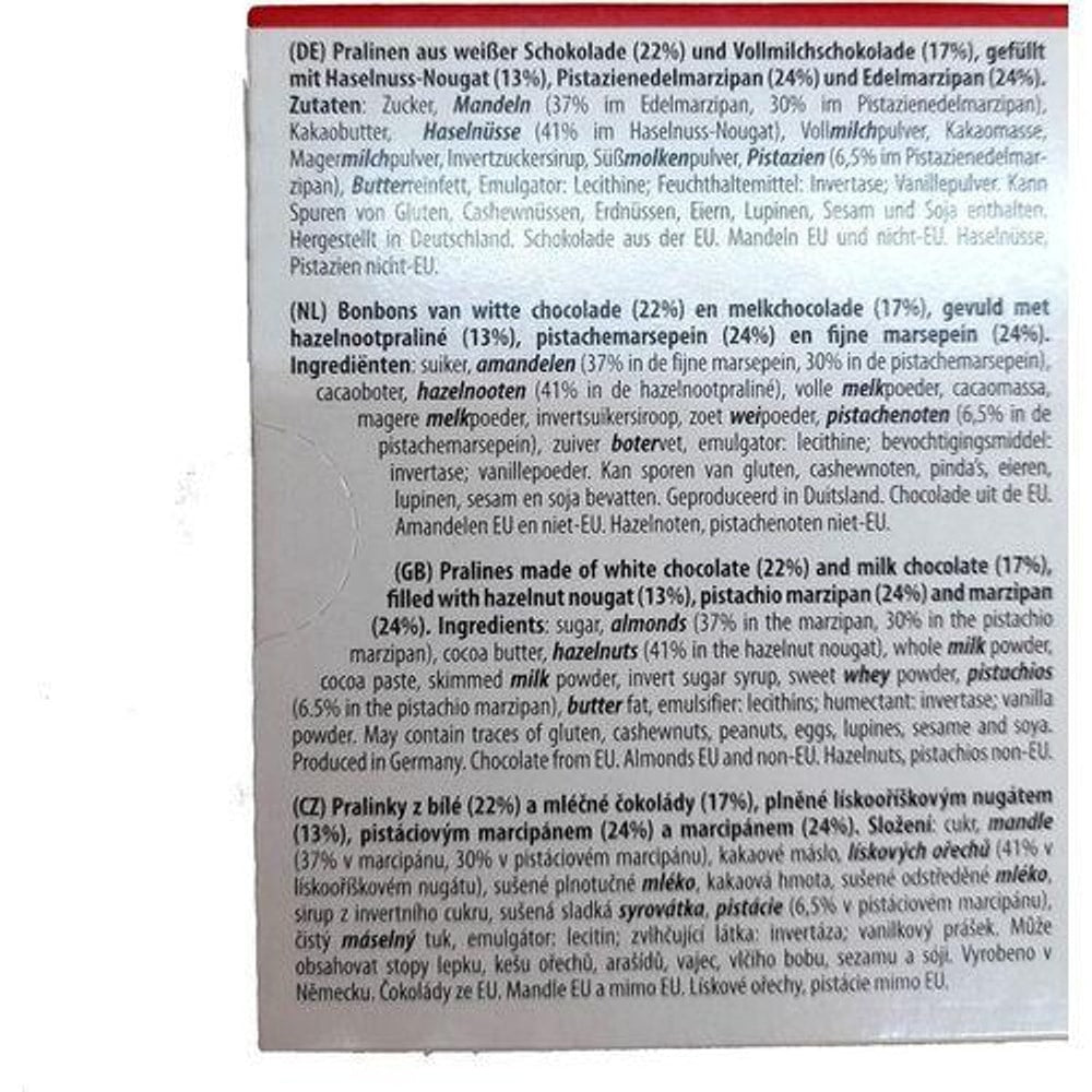 Henry Lambertz Mozart Kugeln Weisse Schokolade 200g
