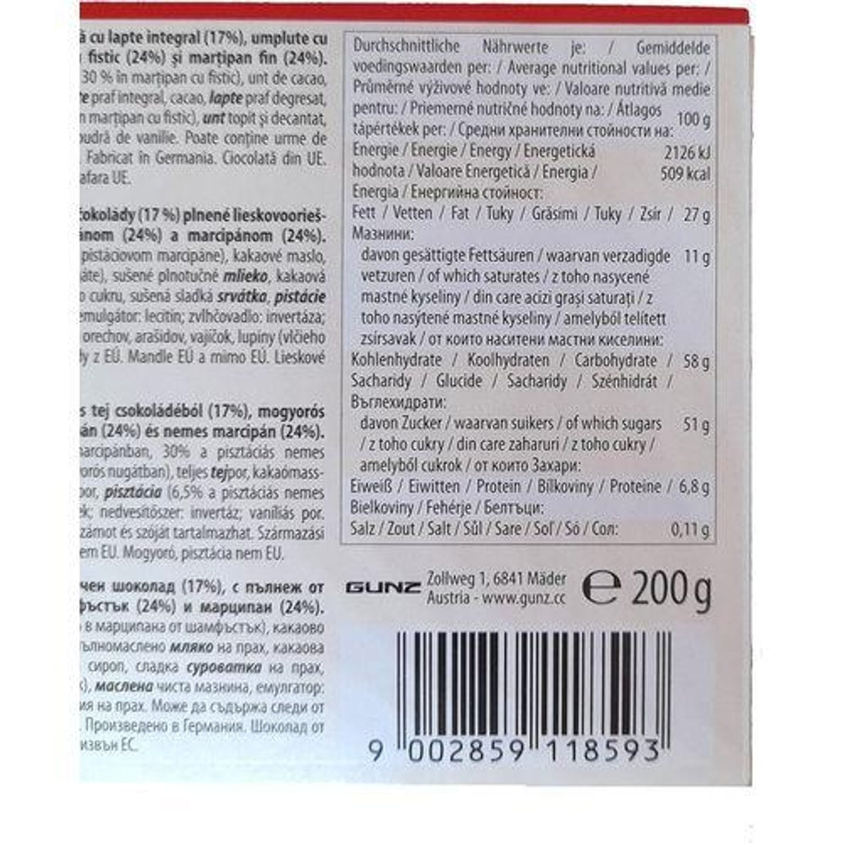 Henry Lambertz Mozart Kugeln Weisse Schokolade 200g 58c806-2