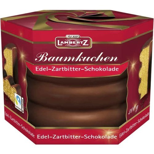 Baumkuchen Zartbitter / Vollmilch Schokolade Lambertz 2x 300g - Foodtrade-Handel.de