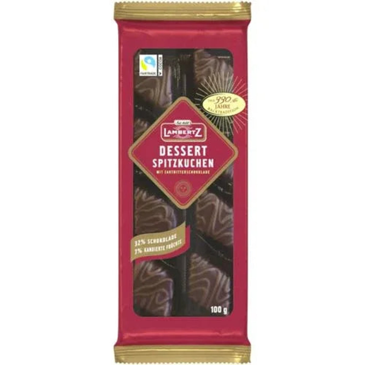 Lambertz Dessert Spitzkuchen überzogen mit Zartbitterschokolade 100g 58c806-2