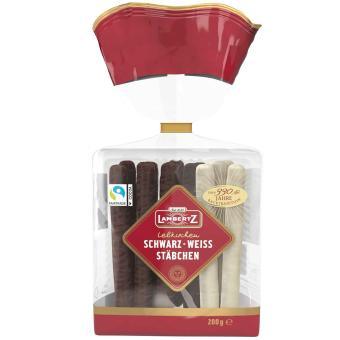 Lambertz Lebkuchen Stäbchen Schwarz-Weiß 200g - Schokobote.de