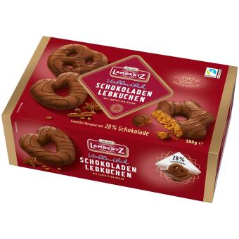 Lambertz Schokoladen Lebkuchen Vollmilch 500g - Foodtrade-Handel.de