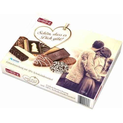 Lambertz Schön dass es dich gibt, 500g - Schokobote.de