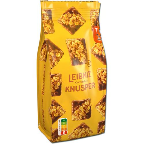 Bahlsen Leibniz Knusper Snack Cornflakes Schoko, Keks, 150g Beutel - Foodtrade-Handel.de