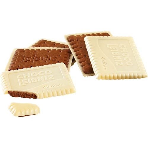 Leibniz Butterkeks Black & White - Weiße Schokolade Kekse - 125g - Foodtrade-Handel.de