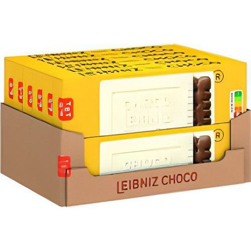 LEIBNIZ Choco Black & White Kakaokeks mit weißer Schokolade 12 x 125 g - Foodtrade-Handel.de