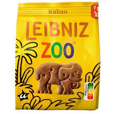 Leibniz Zoo Kakao Butterkeks in kleinen knusprigen Tierformen 125g - Foodtrade-Handel.de