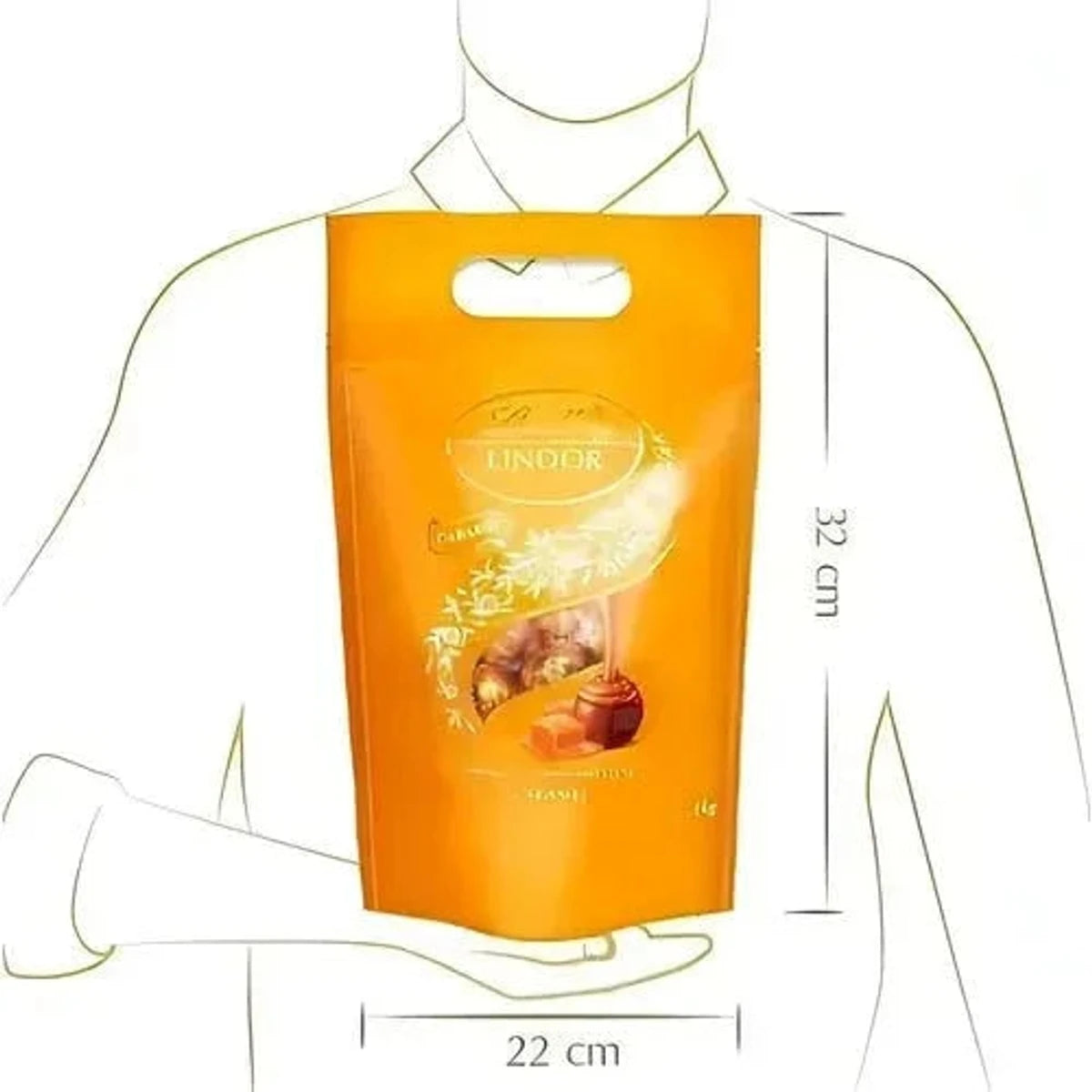 LINDOR Kugel Beutel Caramel, 1000g 58c806-2