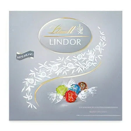 LINDOR Präsent, Mischung Silber, 187g - Schokobote.de
