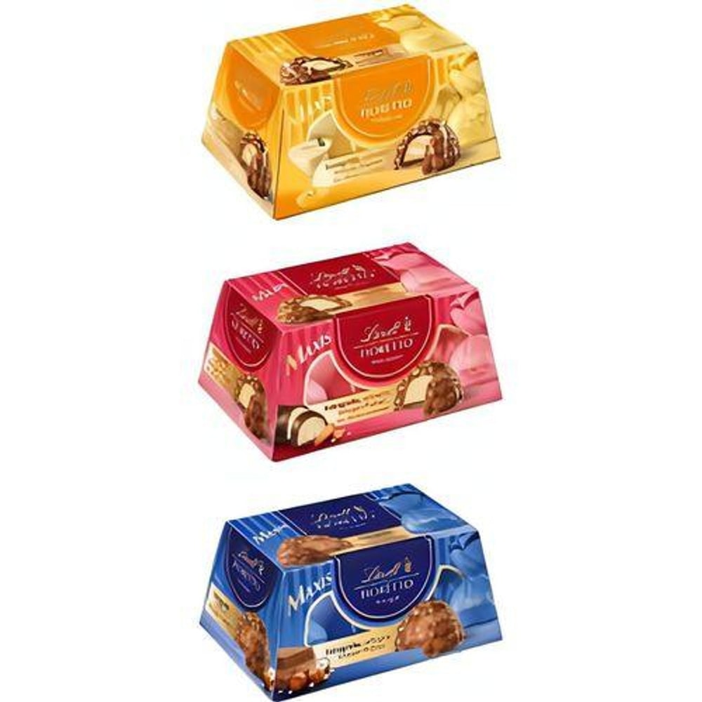 Lindt Fioretto Zabaione,Marzipan,Nougat Pralinen, 3x 138g