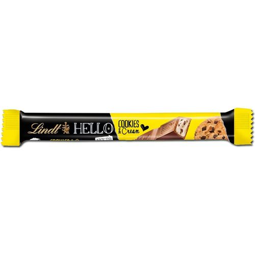 Lindt Hello Cookies & Cream Stick, Schokolade, 24 Stück - Foodtrade-Handel.de