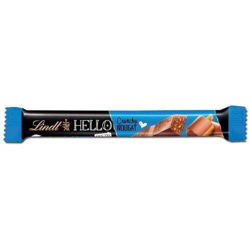 Lindt Hello Nougat Crunch Stick, Schokolade, 24 Stück - Foodtrade-Handel.de