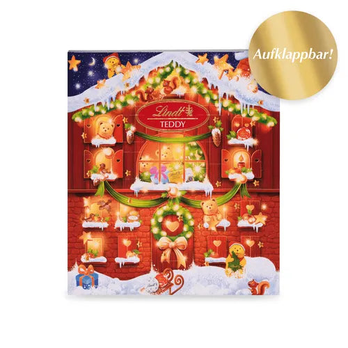 Lindt Kleiner TEDDY Adventskalender, 128g - Foodtrade-Handel.de