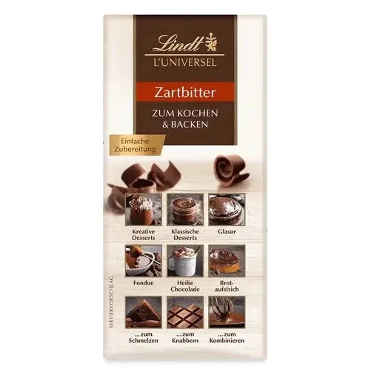 Lindt L'Universel Koch- und Back-Chocolade Zartbitter 200g 58c806-2