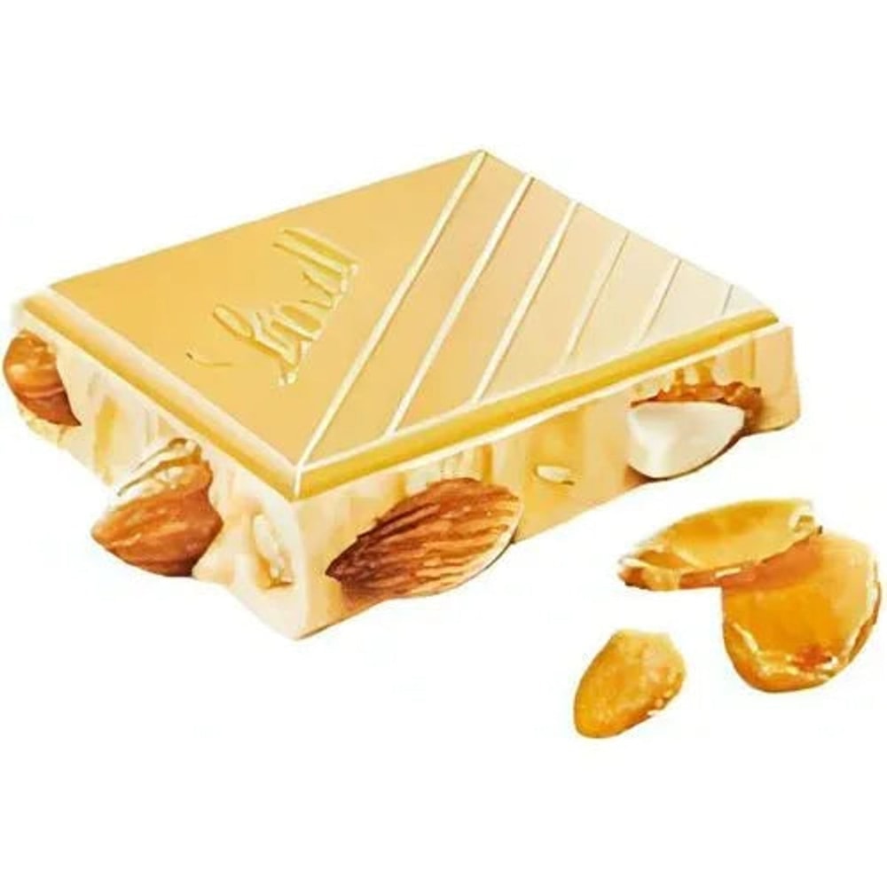 Lindt Les Grandes Amandes Blanc, Schokolade, 150g Tafel