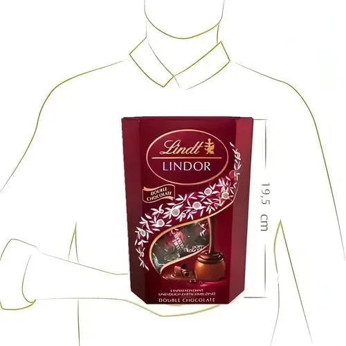 LINDOR Cornet Double Chocolate, 500g - Schokobote.de