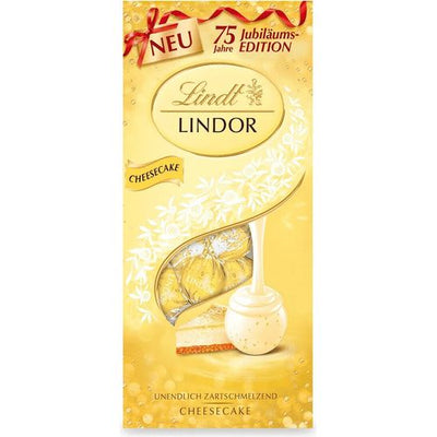 Lindt - Lindor Kugel Beutel Cheesecake, 137g (Jubiläum) - Foodtrade-Handel.de